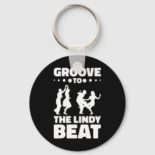 Lindy Hop Dancer Swing Dance Swing Dancing Couple Schlüsselanhänger