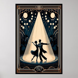 Lindy Hop Tance Hall Vintage Poster