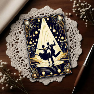 Lindy Hop Tanzsaal Vintage Postkarte