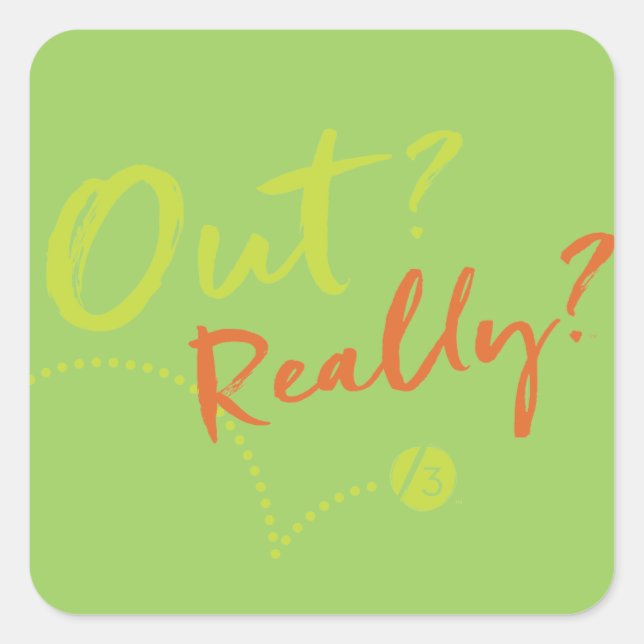 Line-3 Out? Wirklich? Aufkleber (Vorderseite)