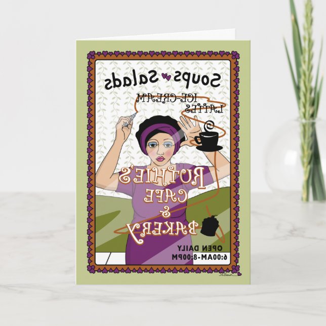 Line_A_Greeting gezeichnet Karte (Vorderseite)