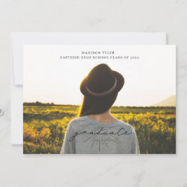 Line Art Black Script Abschluss Horizontal Foto Ankündigung