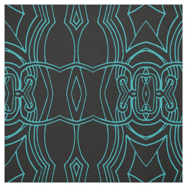 Line Art Design Muster Stoff (Muster)