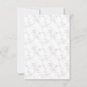Line Art Design RSVP Karte