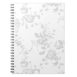 Line Art Design Spiral Foto Notebook Notizblock