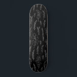 Line Art Eucalyptus Pattern Skateboard<br><div class="desc">Schwarzweißelegante Linie Art Eukalyptus Muster</div>