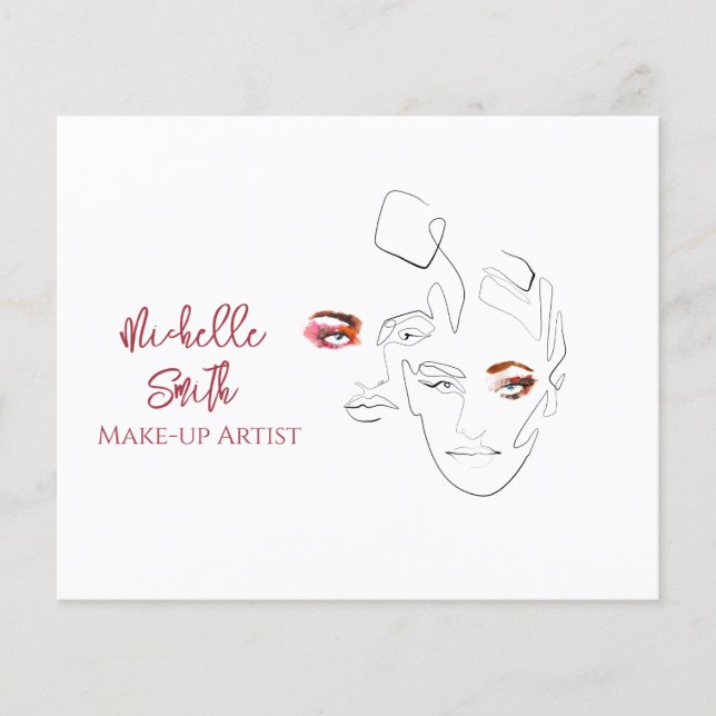 Line Art Fashion macht sich die Künstlermarkierung Flyer (Vorne)