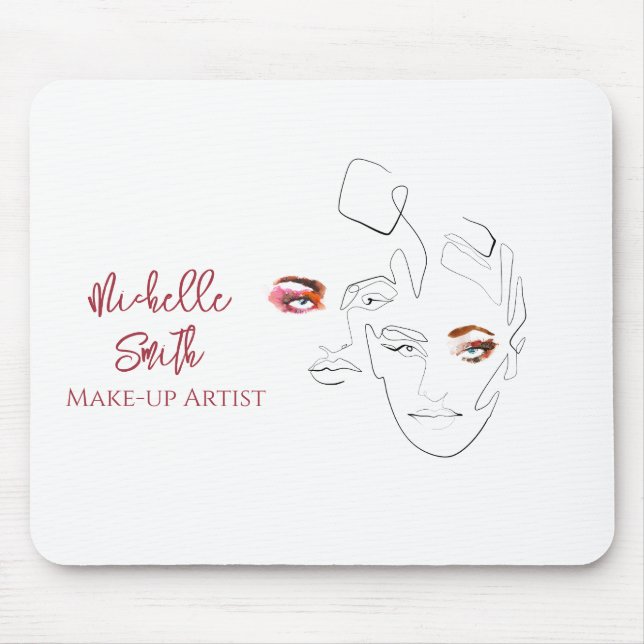 Line Art Fashion macht sich die Künstlermarkierung Mousepad (Vorne)