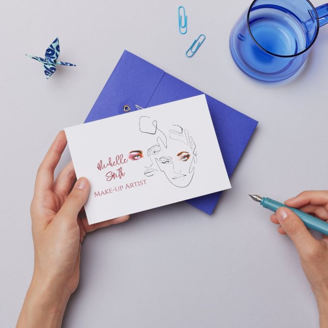 Line Art Fashion macht sich die Künstlermarkierung Postkarte (Von Creator hochgeladen)
