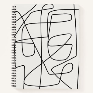 Line Art Journal Notizbuch