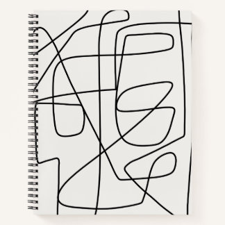 Line Art Journal Notizbuch