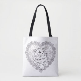 Line Art Ritual Collection tote bag  Tasche