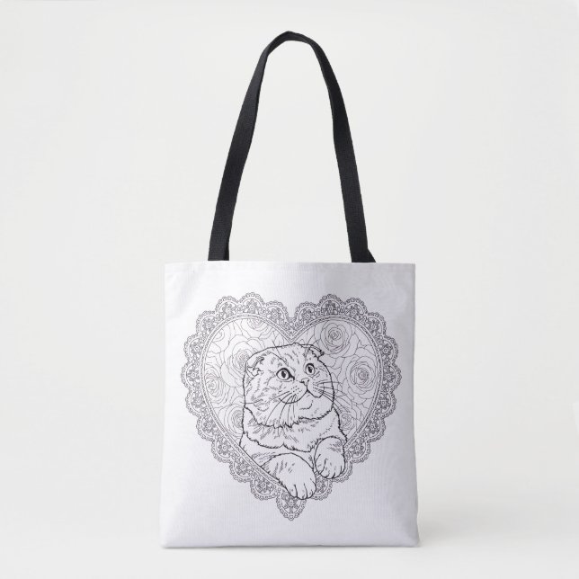 Line Art Ritual Collection tote bag  Tasche (Vorderseite)