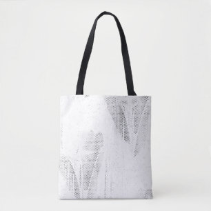 Line Art, Seashell, Harp Tasche