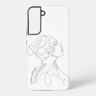 Line Art zeichn - Kreativ und fruchtbar Samsung Galaxy Hülle