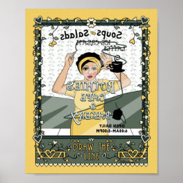 Line_C_8x10 gezeichnet Poster