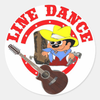 Line Dance Aufkleber BILLI klein