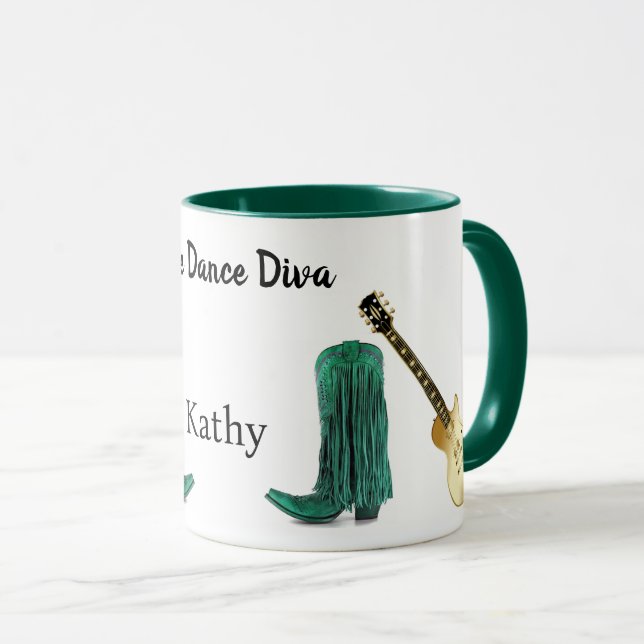 Line Dance Diva Mug (Devant droit)