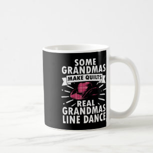 Line Dance Kunst für Frauen Mutter Oma Line Dance Kaffeetasse