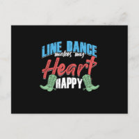 Line Dance macht mein Herz zu einem fröhlichen Cou