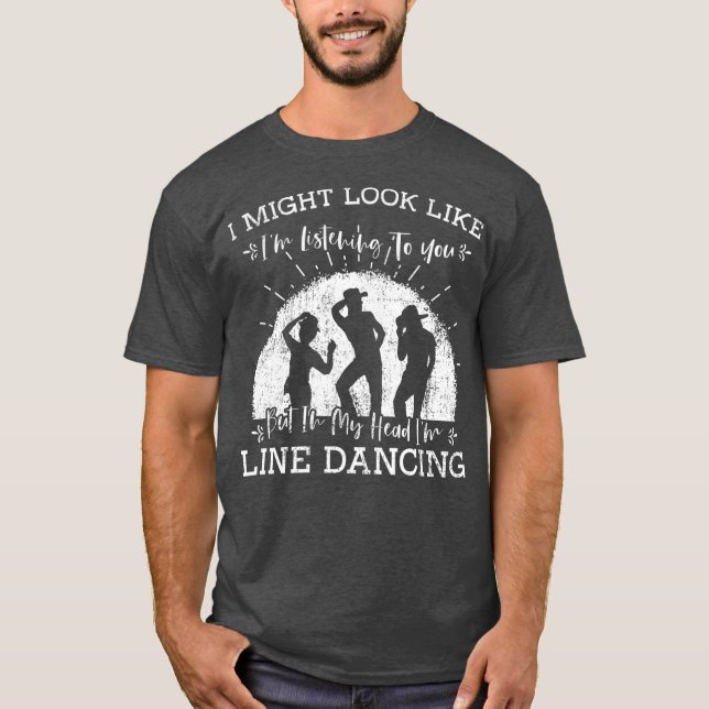 Line Dancing Choreograf Dance Teacher Group T-Shirt (Vorderseite)