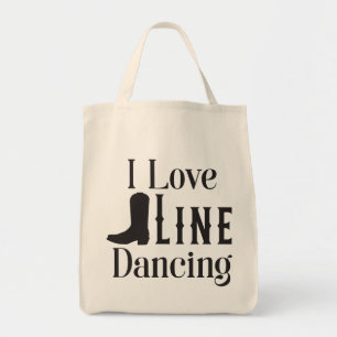 Line-Dancing-Cowboy-Stiefel Cowgirl Country-Musik Tragetasche