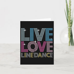 Line Dancing Funny Live Liebe Line Tanz Tänzer Gif Karte