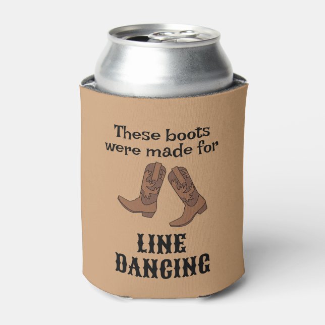 Line Dancing Geschenk Cowboy Stiefel gemacht für T Dosenkühler (Kanne Vorderseite)