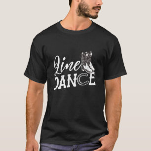 Line Dancing Horseshoe Country Line Dance T-Shirt