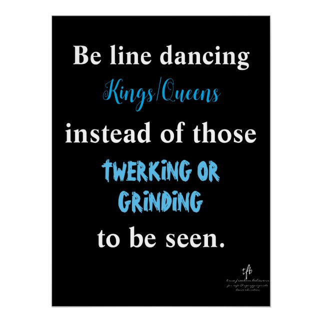 Line Dancing Kings/Queens II Poster (Vorderseite)