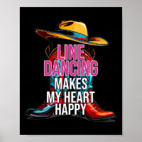 Line Dancing macht mein Herz zu einem glücklichen