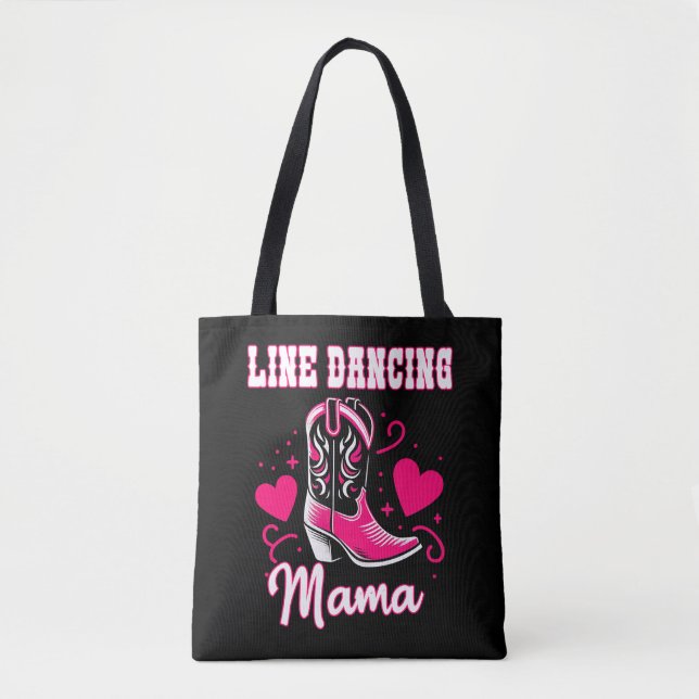 Line Dancing Mama Geschenk Tasche (Vorderseite)