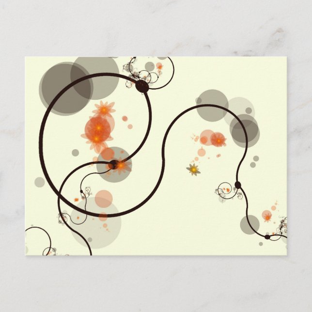 Line Edge3 Postkarte (Vorderseite)