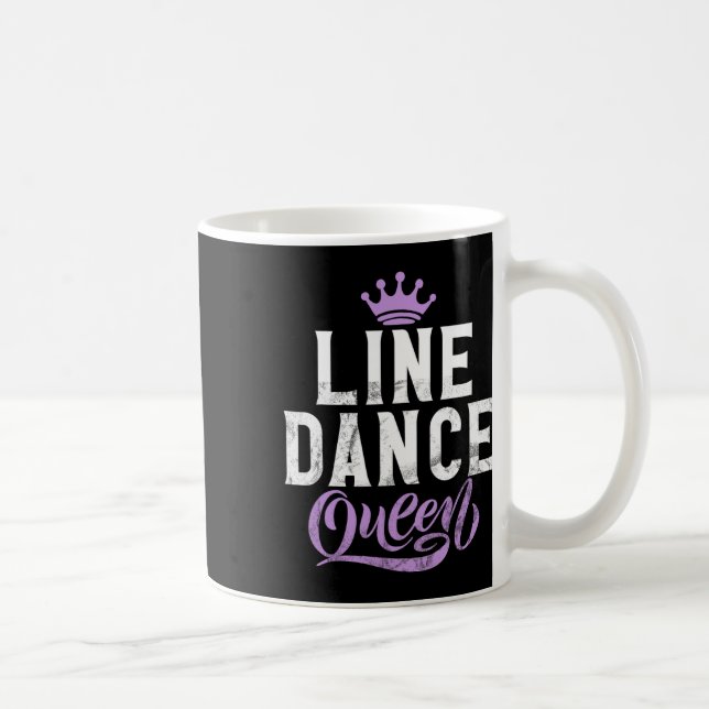 Line Tancing Line Dance Queen Kaffeetasse (Rechts)