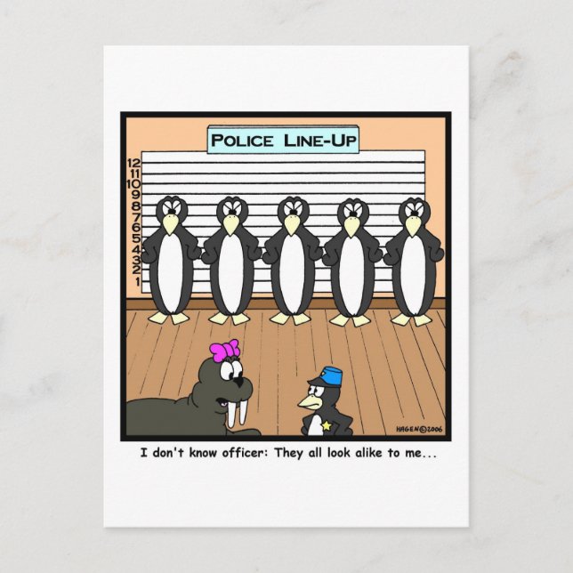 Line-up Postkarte (Vorderseite)