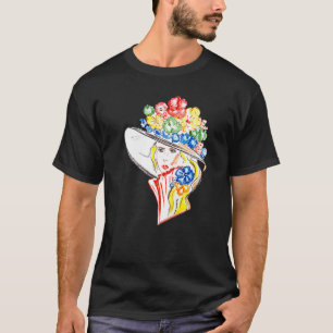 Line Women sehen sich Abstrakten Minimalismus Salo T-Shirt