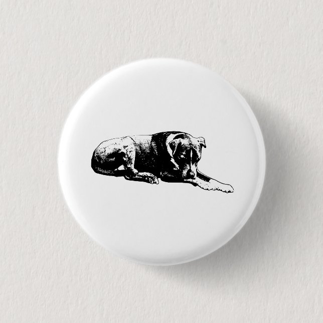 Line-Work-Pup-Button Button (Vorderseite)