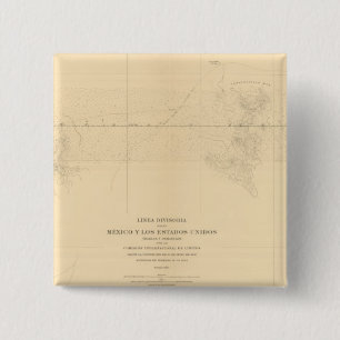 Linea Divisoria Entre Mexico 3 Button