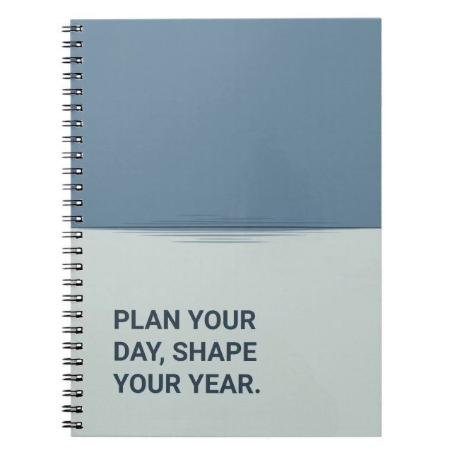 Linear Horizon Modern Cover Art Notizblock (Vorderseite)