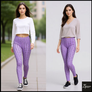 Linear-Square-Textur Leggings