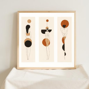 Lineare Harmonie Poster