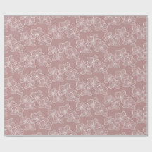 Lineare Orchidee | Elegante florale staubige Rose