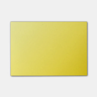 Lineare Steigung D1 - hellgelb zum dunklen Gelb Post-it Klebezettel