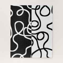 Lineare Überzeugung I: Abstrakt Schwarz & Weiß