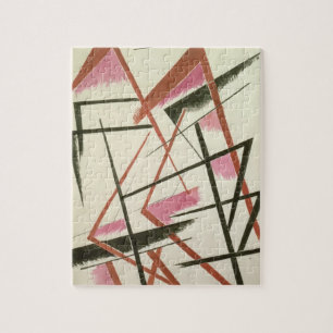Linearer Bau, c.1921 (Gouache auf Papier)