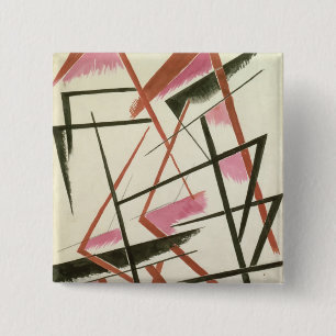 Linearer Bau, c.1921 (Gouache auf Papier) Button