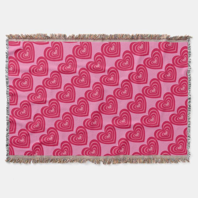 Lined Hearts Decke (Vorderseite)