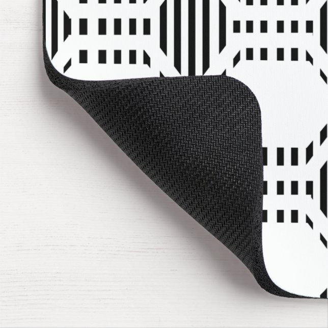 Lined Hexagons Mousepad (Ecke)