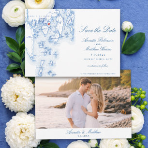 Linekin Bay Resort Hochzeit Boothbay Harbor Karte