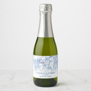 Linekin Bay Resort Maine Wedding Mini Flasche